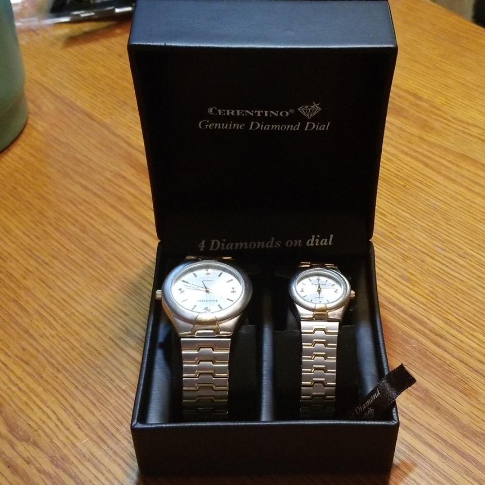 His and her matching watches